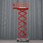 Aluguel de Plataforma Elevatória Tesoura 14m (elétrica)