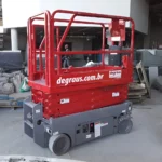 Aluguel de Plataforma Elevatória Tesoura 6m (elétrica)
