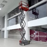Aluguel de Plataforma Elevatória Tesoura 8m (elétrica)