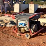 Gerador de Energia 6kVA (gasolina) em Uso