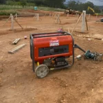 Gerador de Energia 9kVA (gasolina) em Uso