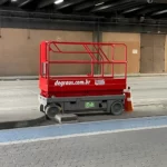 Locação de Plataforma Elevatória Tesoura 10m (elétrica)