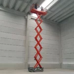 Locação de Plataforma Elevatória Tesoura 14m (elétrica)