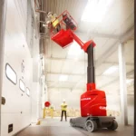 Plataforma Elevatória Mastro 10m (elétrica) Utilização