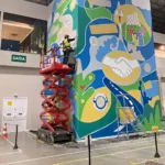 Plataforma Elevatória Tesoura 12m (elétrica) em Operação