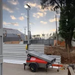 Torre de Iluminação Solar em Uso